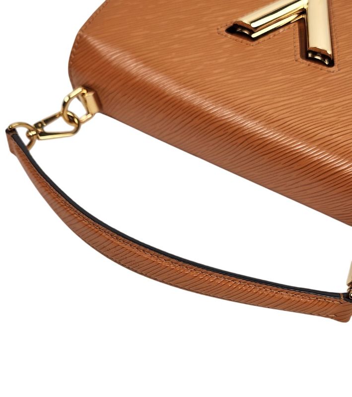 Louis Vuitton Epi Twist MM Brown Shoulder Bag
