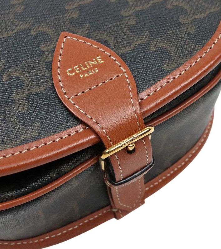 Céline Medium Triomphe Folco Shoulder Bag