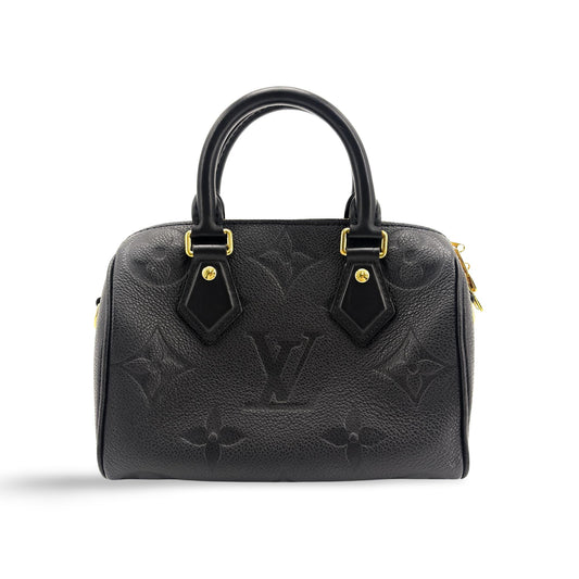Louis Vuitton Nano Speedy Monogram Empreinte Noir