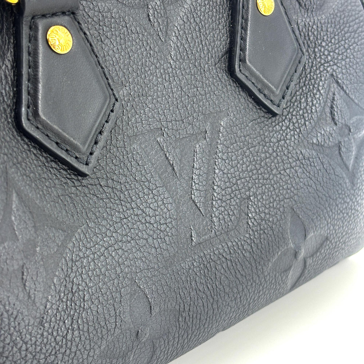 Louis Vuitton Nano Speedy Monogram Empreinte Noir