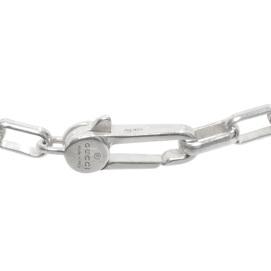 Gucci Interlocking G Silver Bracelet