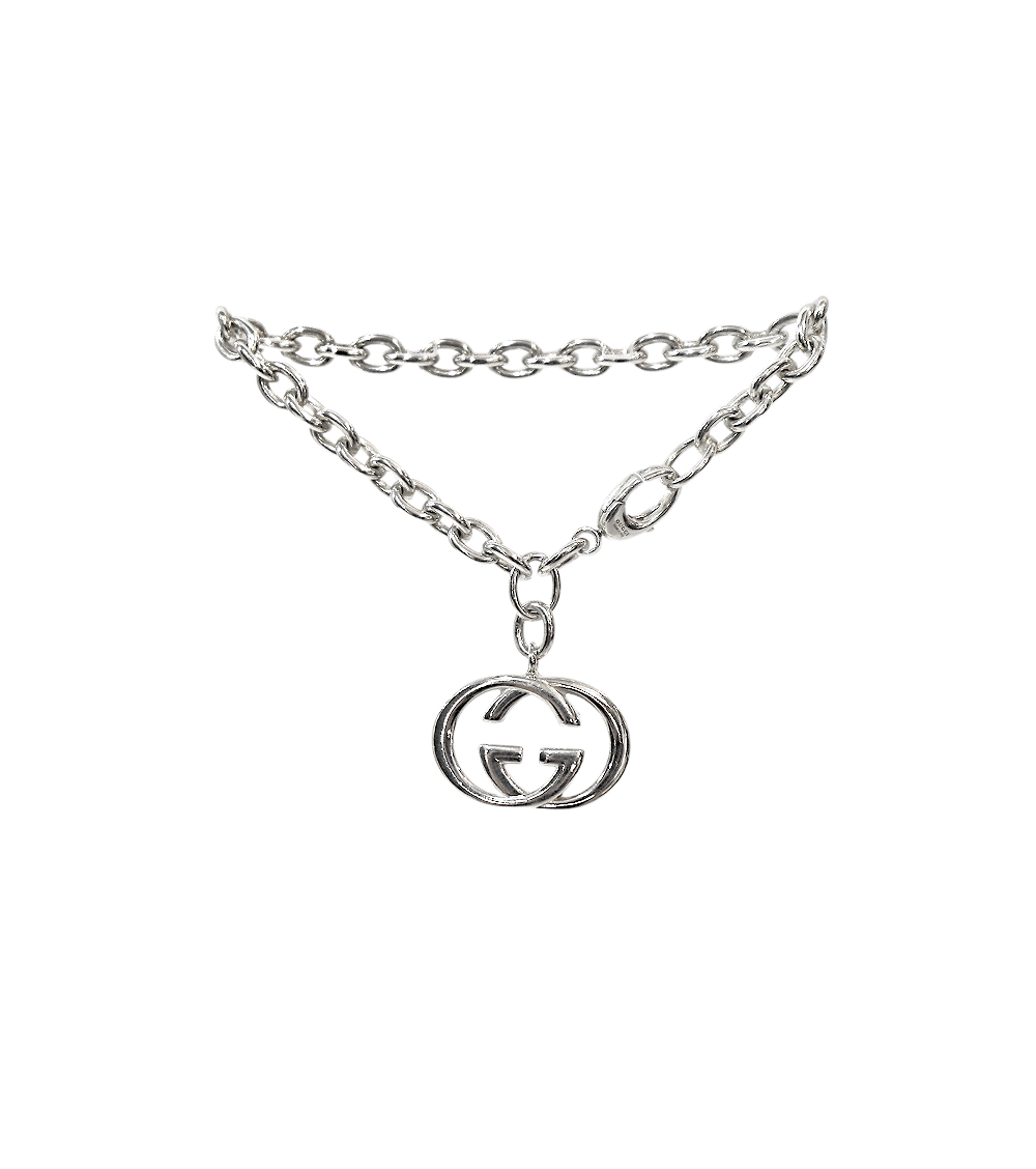 Gucci Interlocking G Silver Bracelet