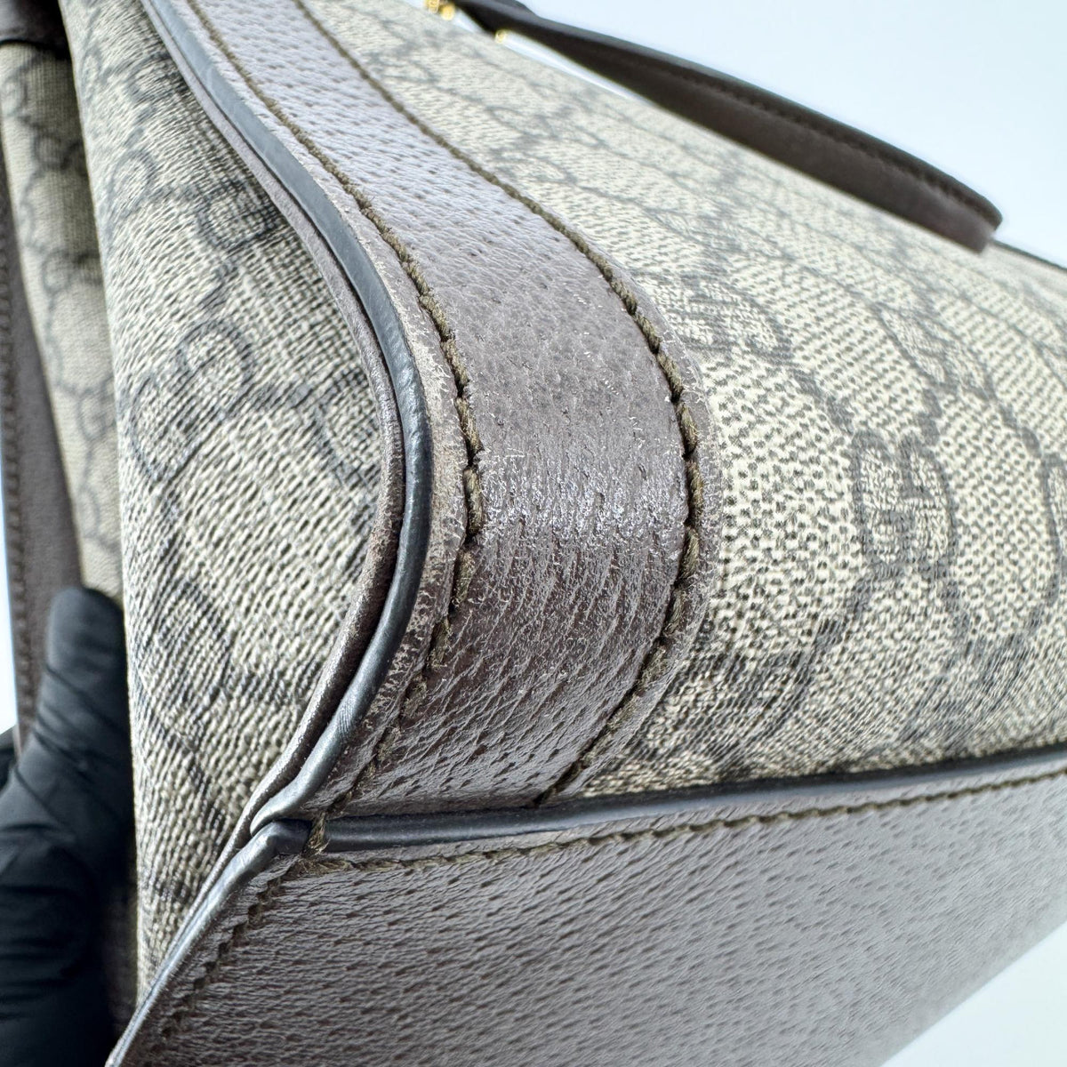 Gucci Ophidia GG Medium Tote Bag Brown