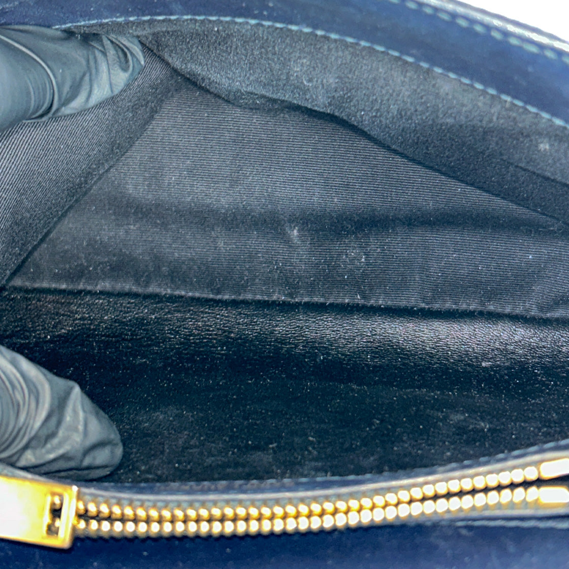 Saint Laurent Navy Medium College Bag