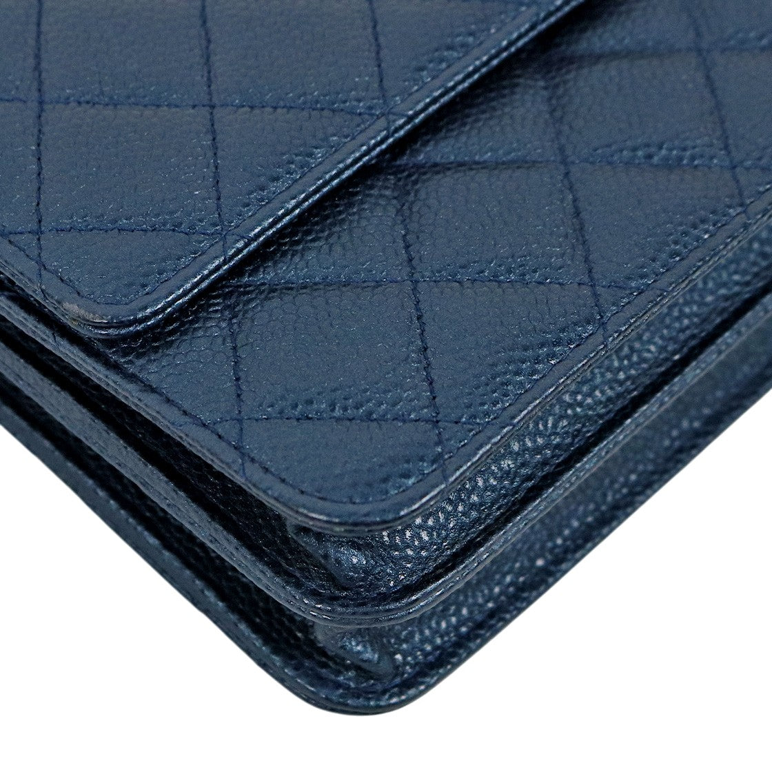 Chanel Navy Caviar WOC