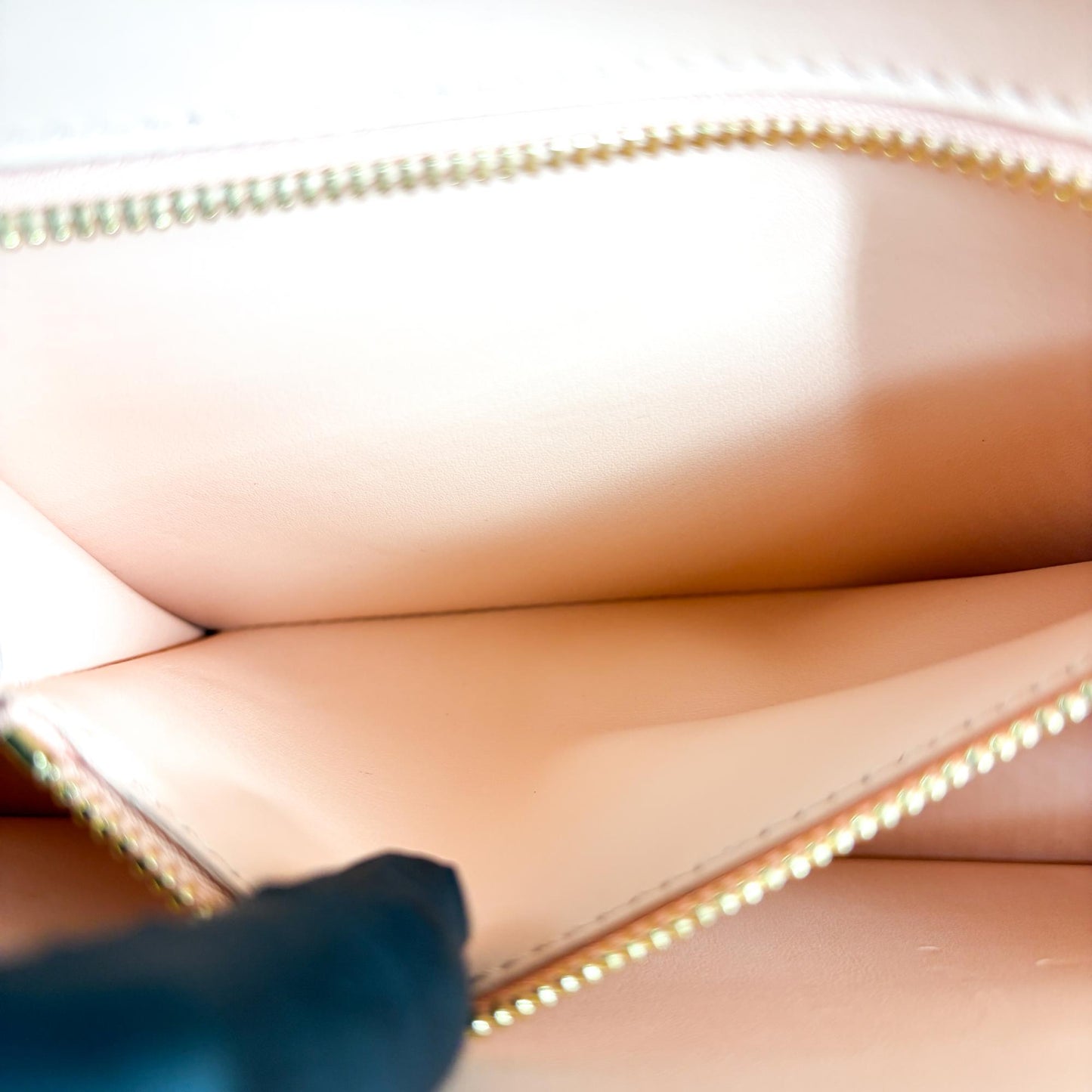 Burberry Small Leather TB Bag Beige