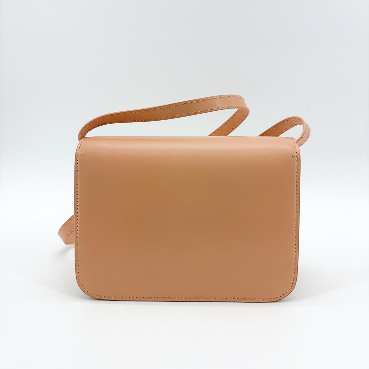 Burberry Small Leather TB Bag Beige