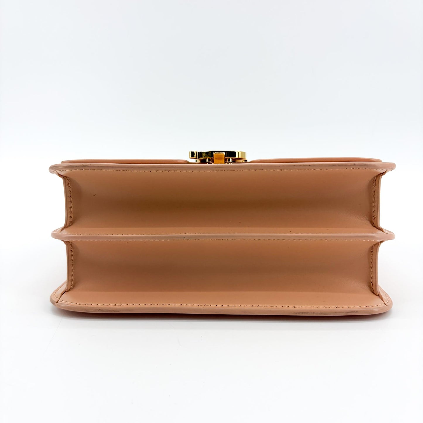 Burberry Small Leather TB Bag Beige