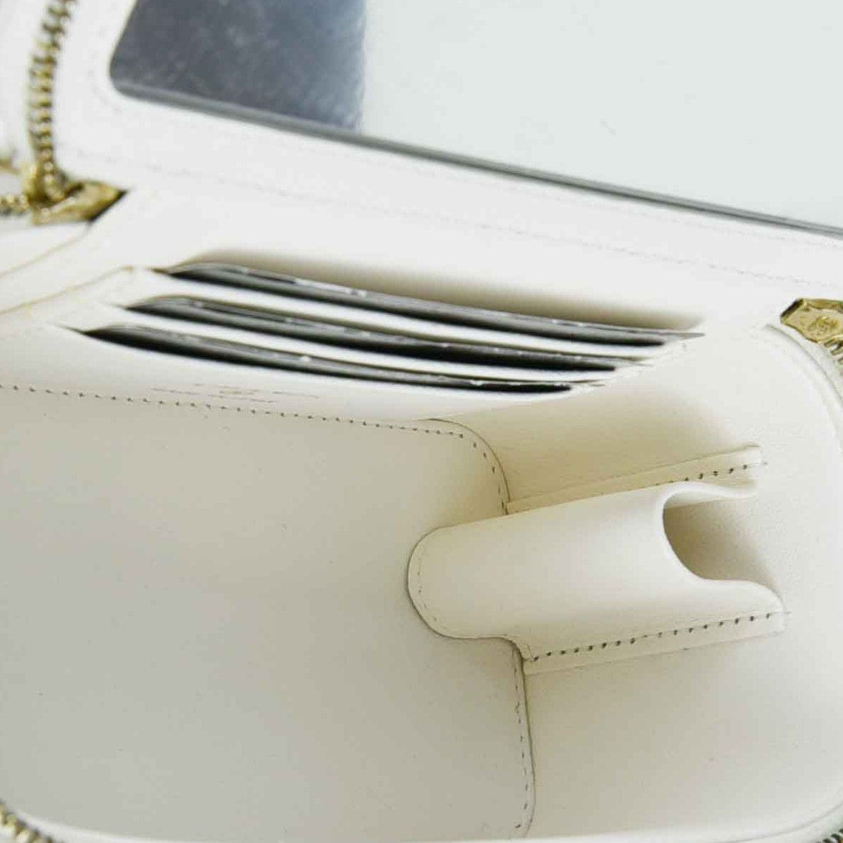Small Caviar Heartball Vanity Crossbody Bag
