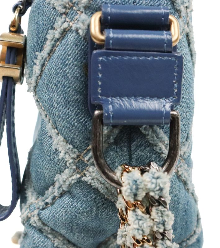 Chanel Denim Gabrielle Hobo Shoulder Bag