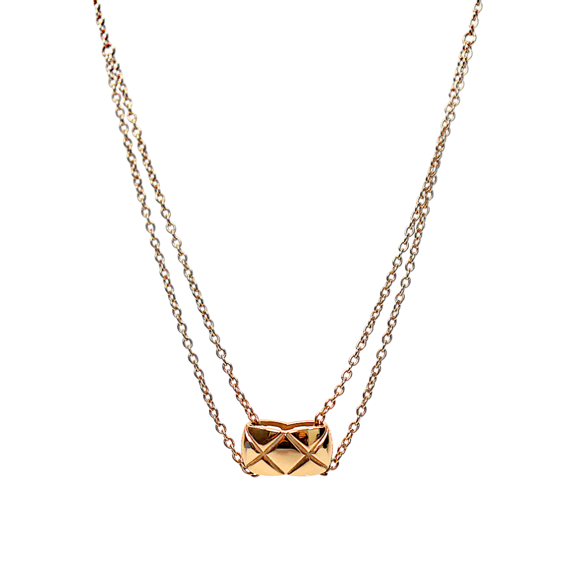 Chanel 18K Gold Coco Crush Necklace