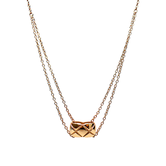 Chanel 18K Gold Coco Crush Necklace
