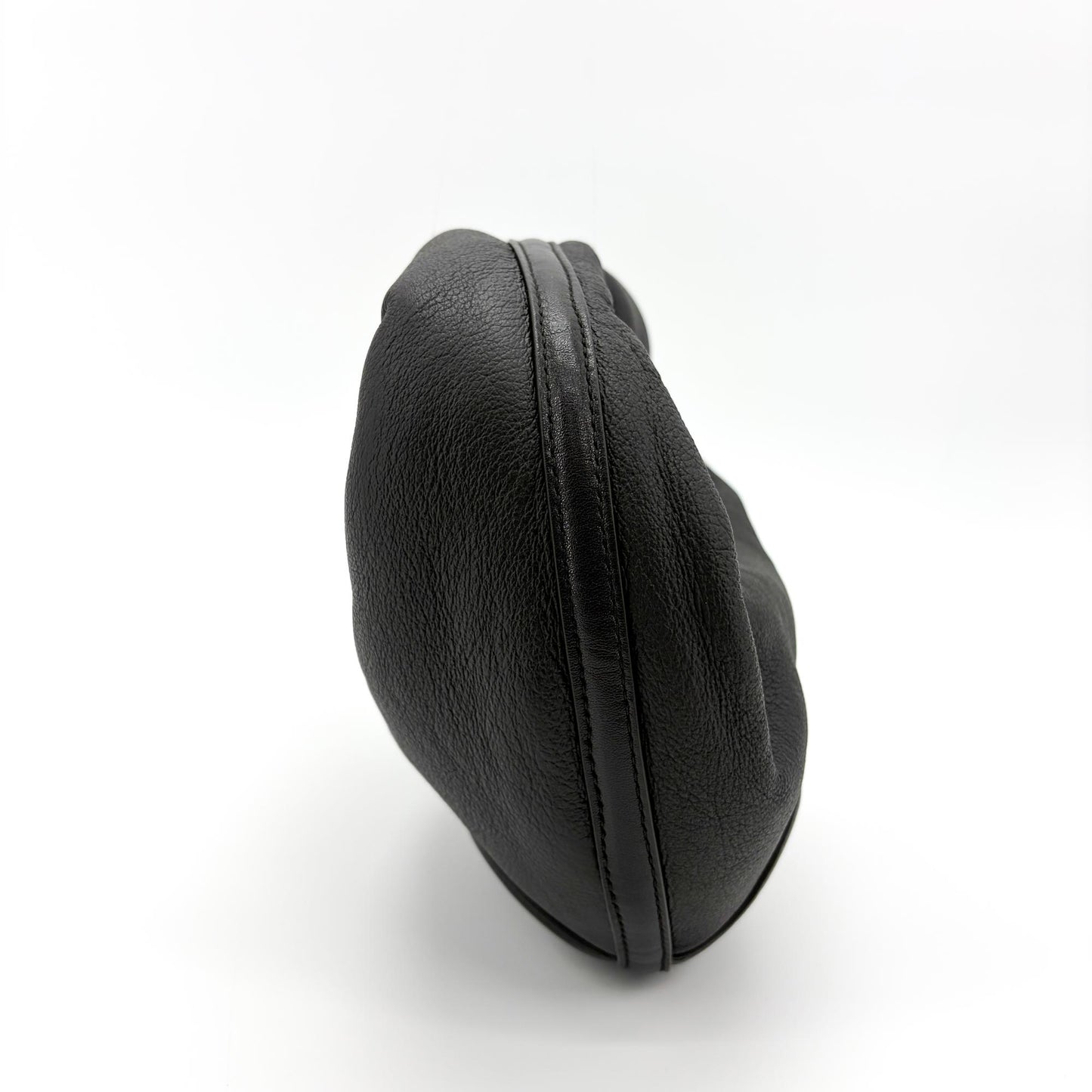 Bottega Veneta Mini Shearing Trim Leather Jody Bag Black