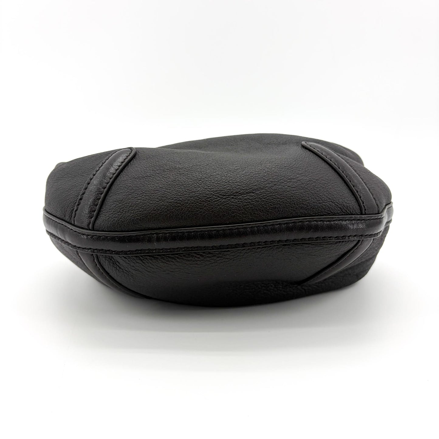 Bottega Veneta Mini Shearing Trim Leather Jody Bag Black