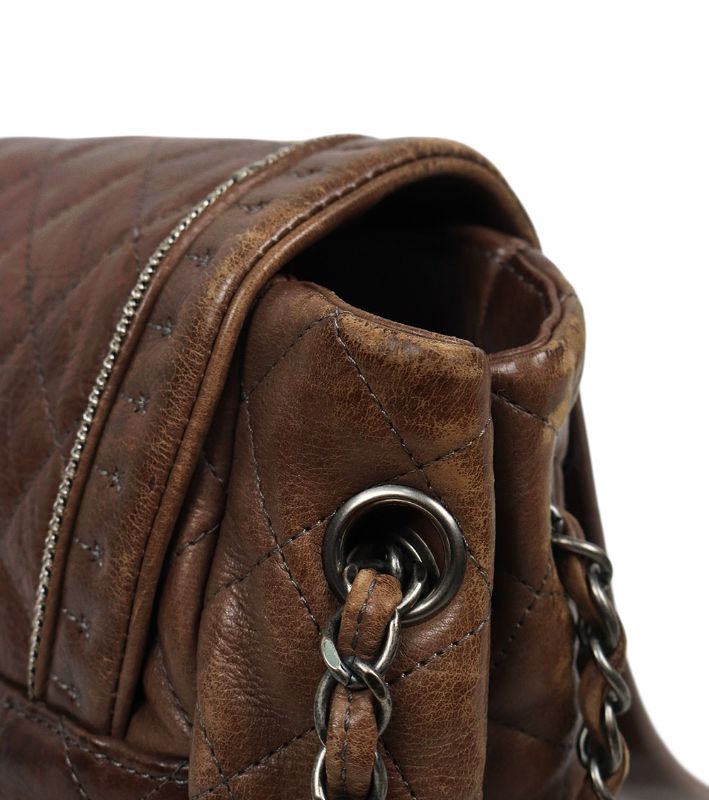 Chanel Brown Seasonal Chain Shoulder Bag