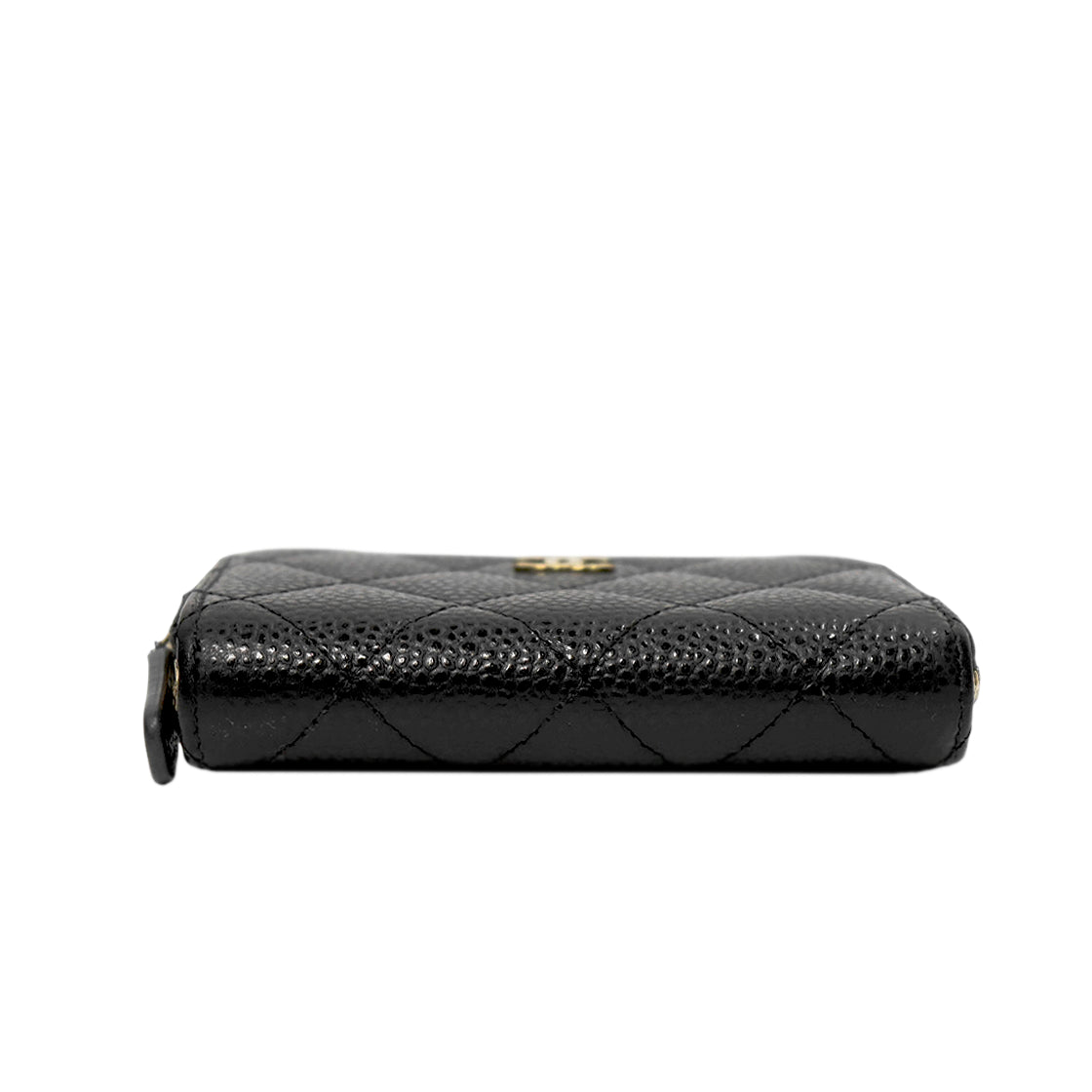 Chanel Black Caviar Skin Card Wallet