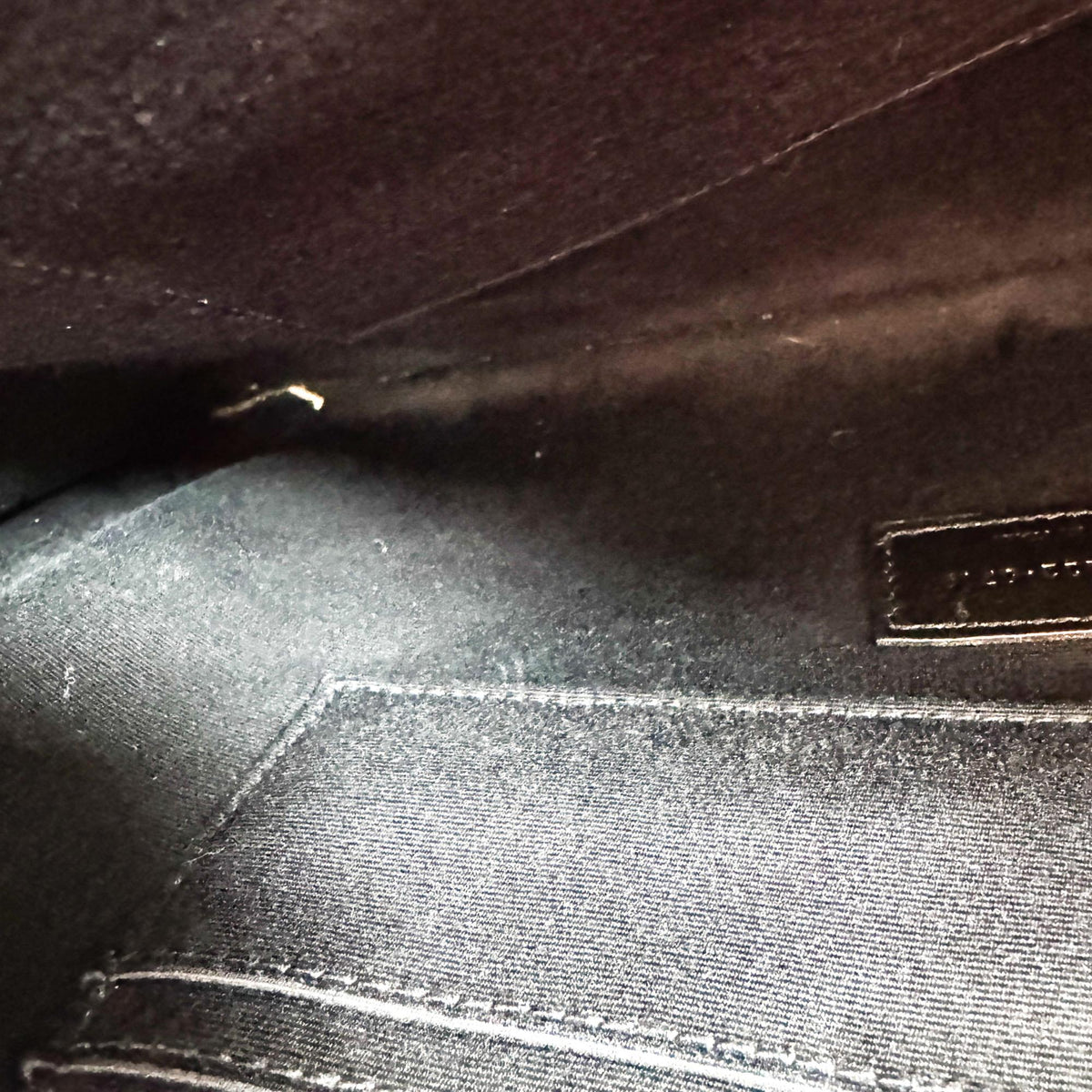 Saint Laurent Monogram Matelassé Large Clutch Black Gold Hardware