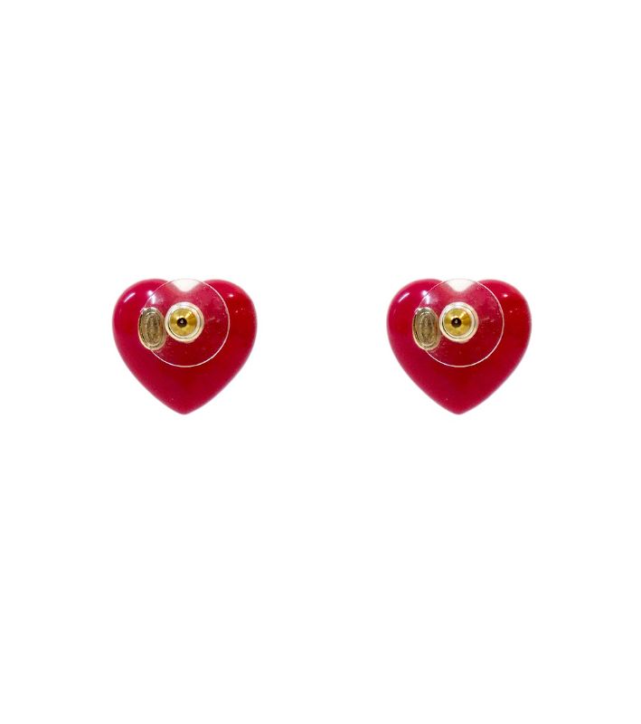 Chanel Gradient Heart Earrings