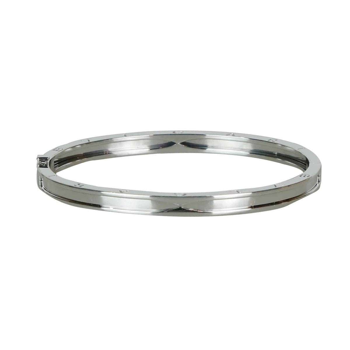 L B.Zero1 White Gold Bangle Bracelet