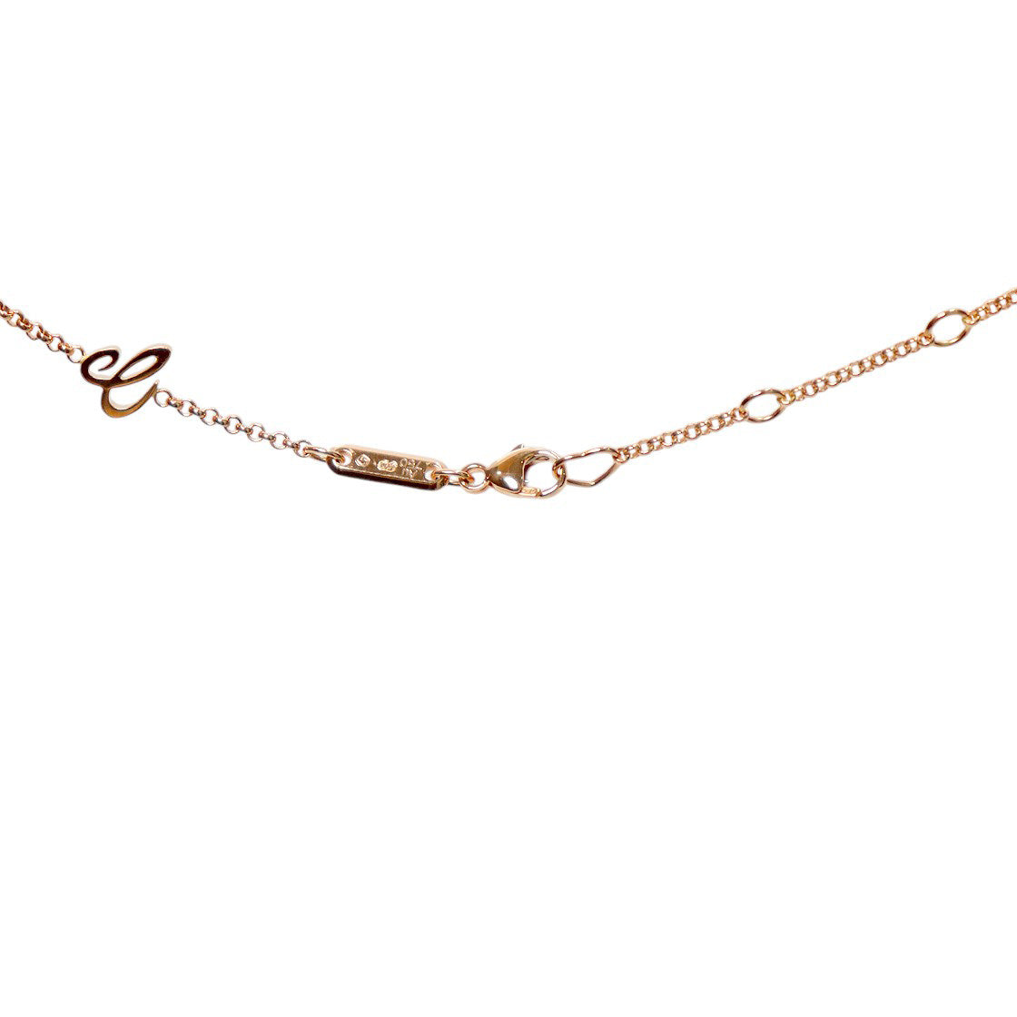 Chopard 750 Rose Gold Happy Pendant Necklace