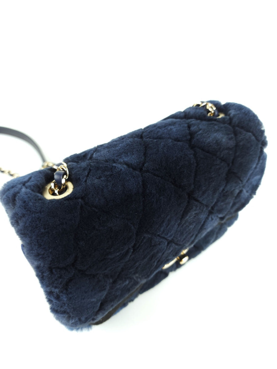 Mini Classic Shearling Flap Shoulder Bag Crossbody Bag
