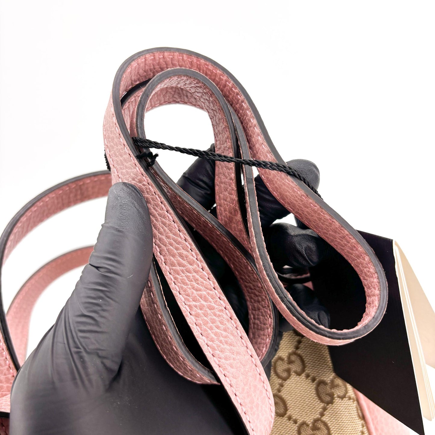 Gucci Bree GG Canvas Small Tote Bag Pink