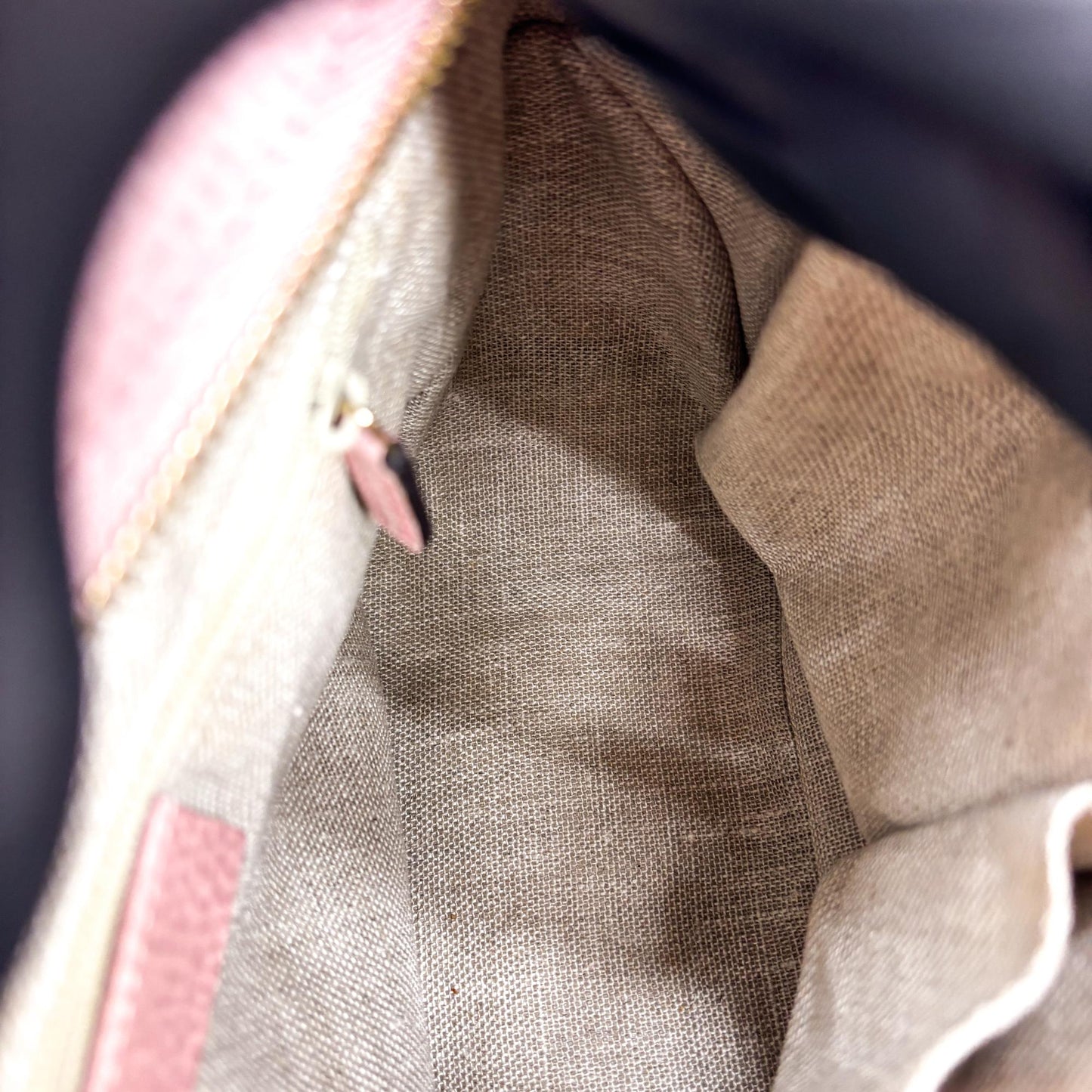 Gucci Bree GG Canvas Small Tote Bag Pink