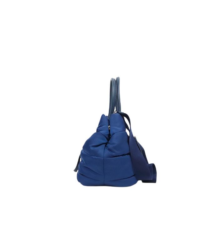 Prada Blue Quilted 2-Way Bag