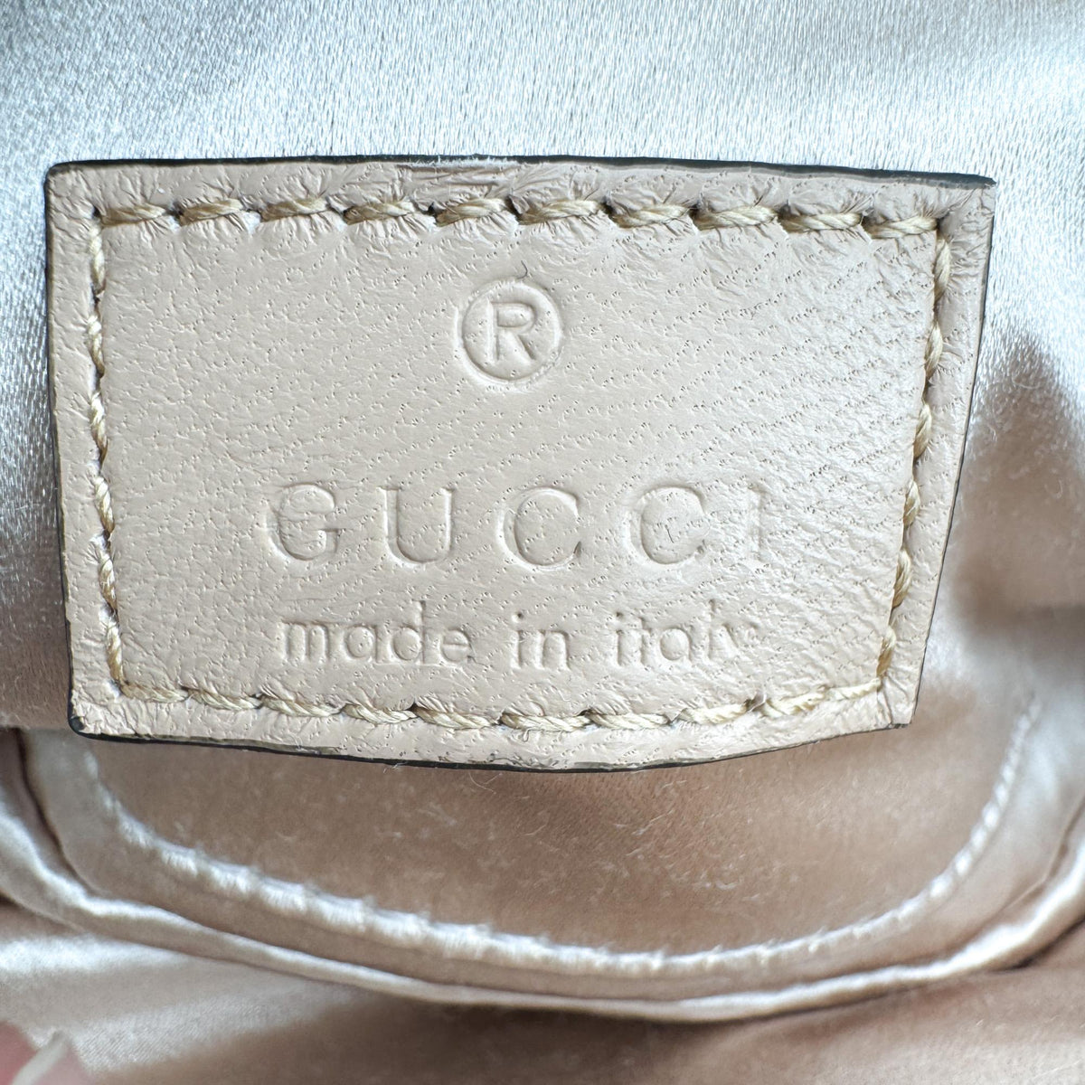 Gucci Horsebit Chain Small Crossbody Bag Beige
