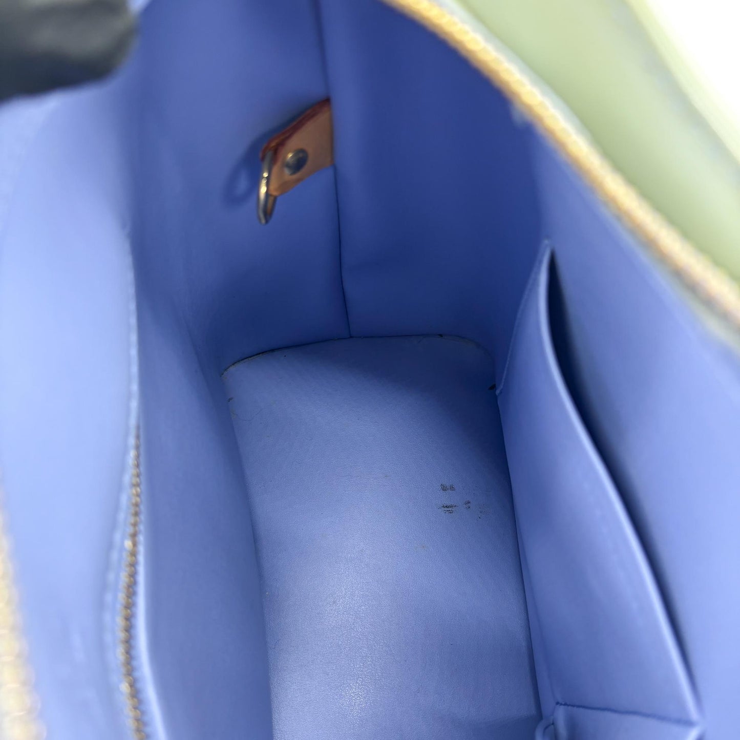 Louis Vuitton Monogram Vernis Houston Tote Bag Grey Blue