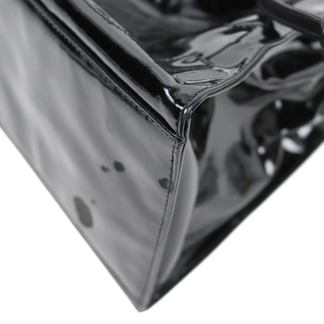Chanel Black Faded Bucket Shoulder Bag