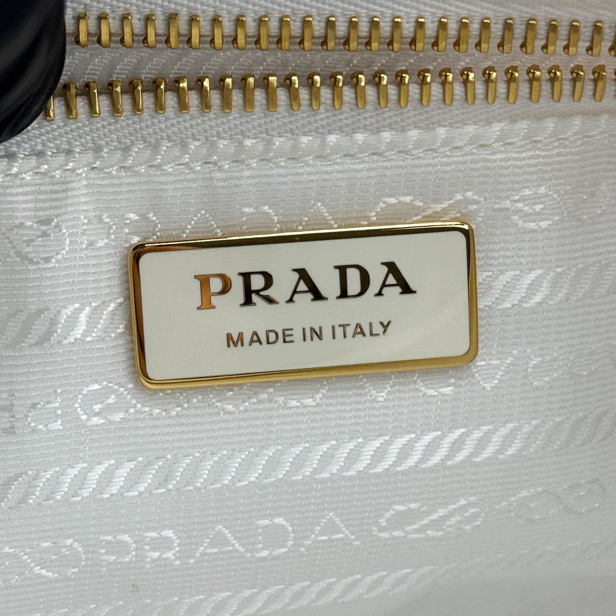 Prada Re-Edition 2002 Nylon Brushed Leather Crossbody Bag White Gold Hardware