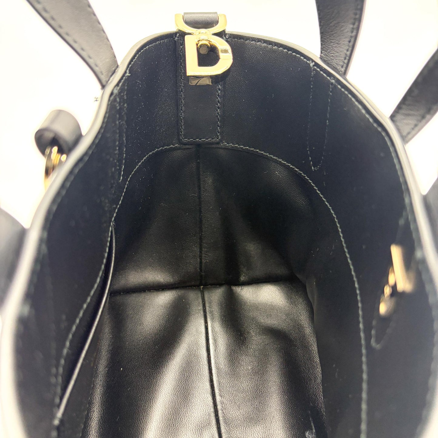Dior Lady 95.22 Small Bag Black Gold Hardware