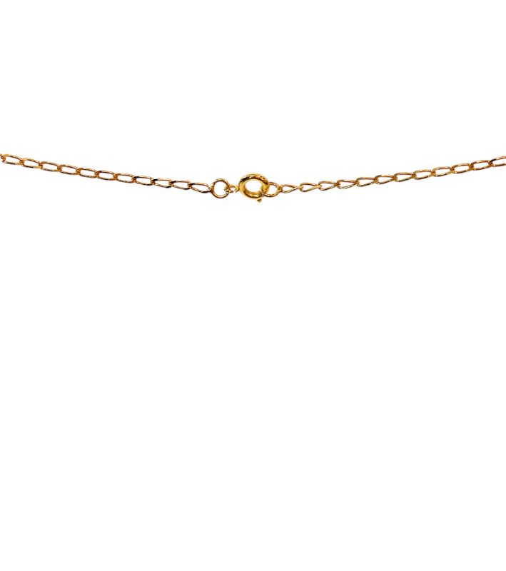Céline Cubic Round Triomphe Gold Necklace