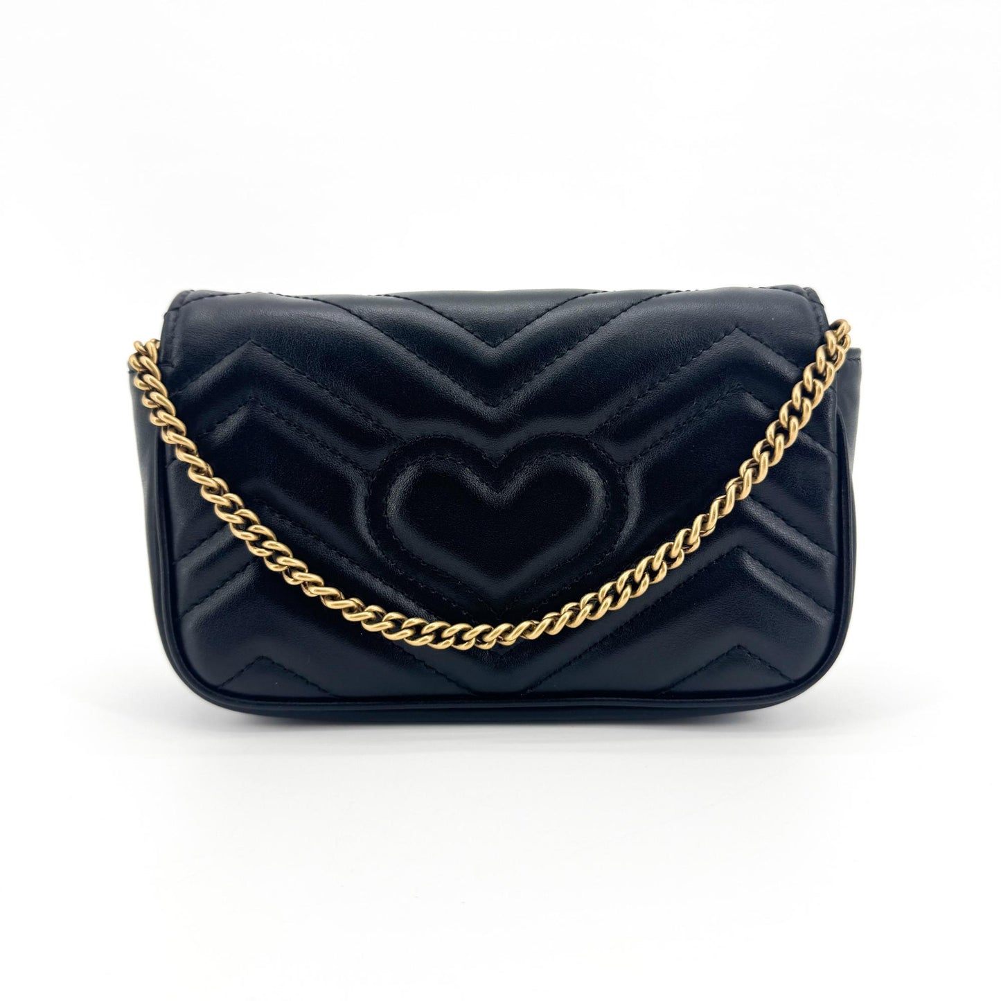 Gucci GG Marmont Matelassé Belt Bag Black