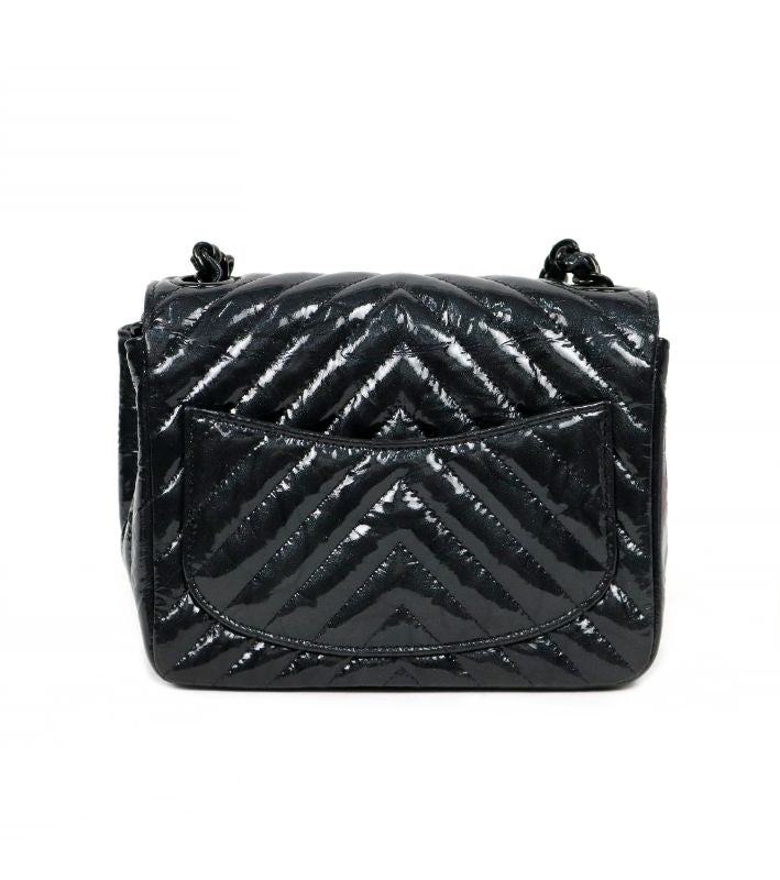 Chanel Black Chevron Petite Sac