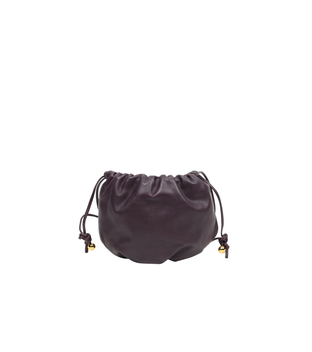 Bottega Veneta Mini Purple Leather Bulb Bag