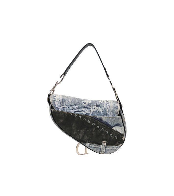 Dior Denim Saddle Bag