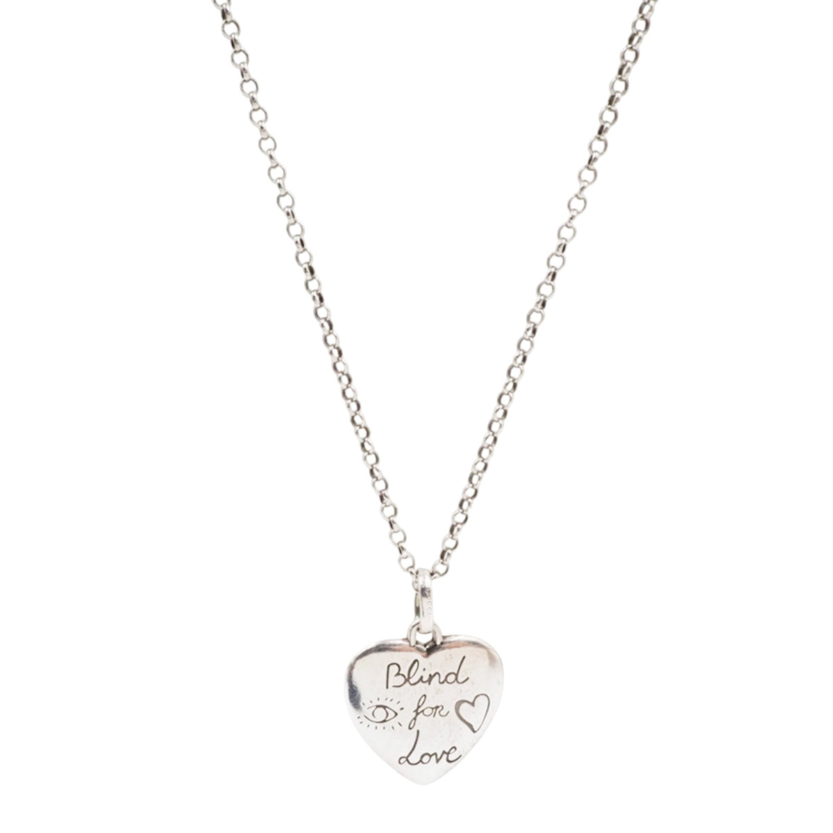 Gucci 455542 Silver Necklace