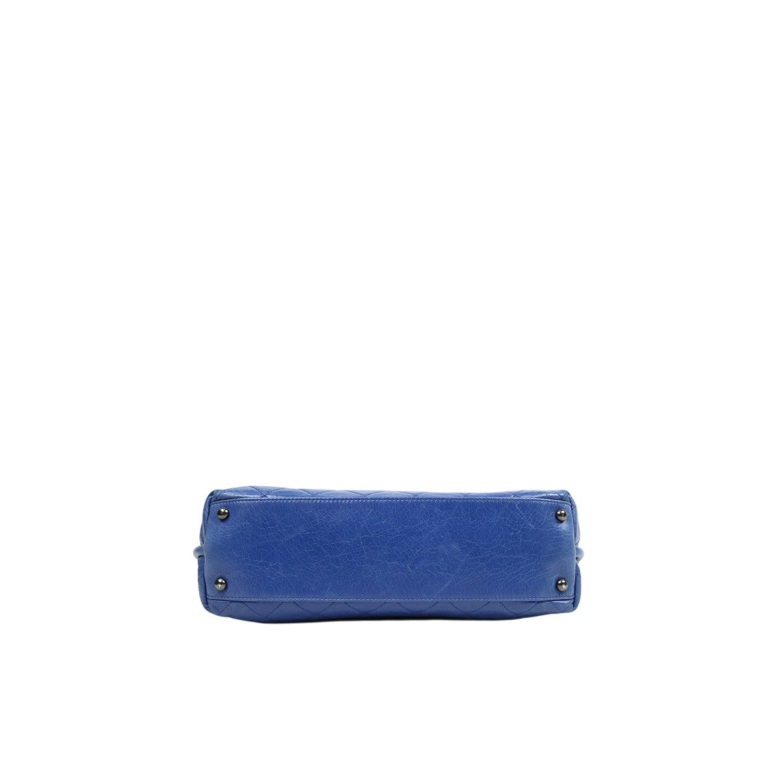 Chanel Blue Quilted CC Flap Chain Shoulder Bag