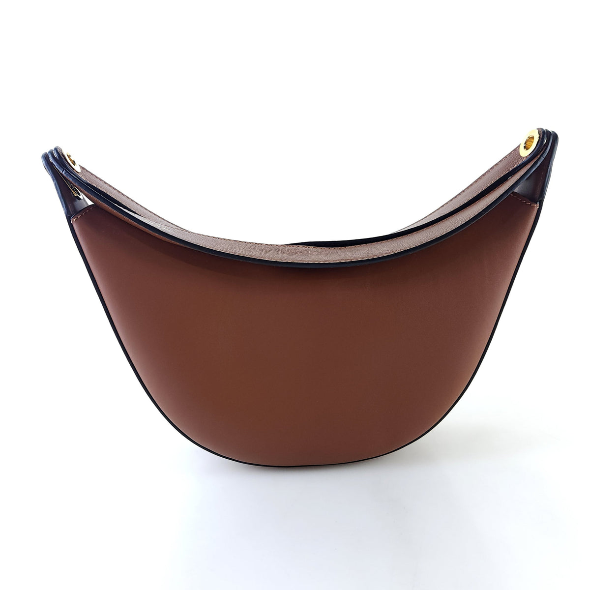 Jacquard Strap Luna Hobo Shoulder Bag A923PL9X07