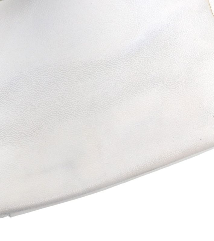 Chanel White Perforated Big CC Flap Shoulder Bag