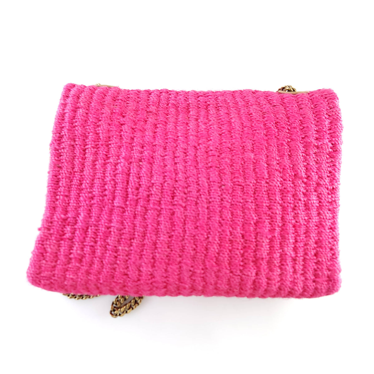 Medium Raffia Kate Chain Shoulder Bag 580065