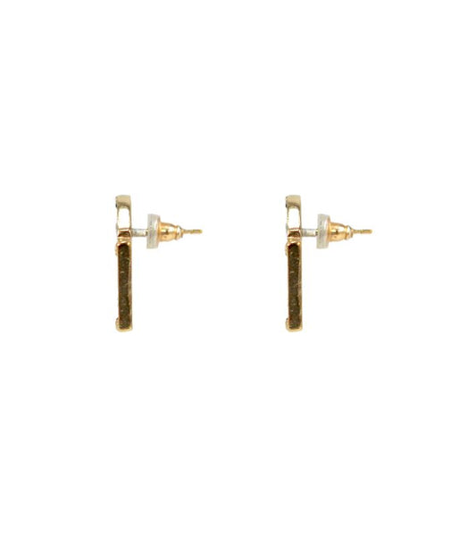 Chanel Black Le Bambole enamel earrings