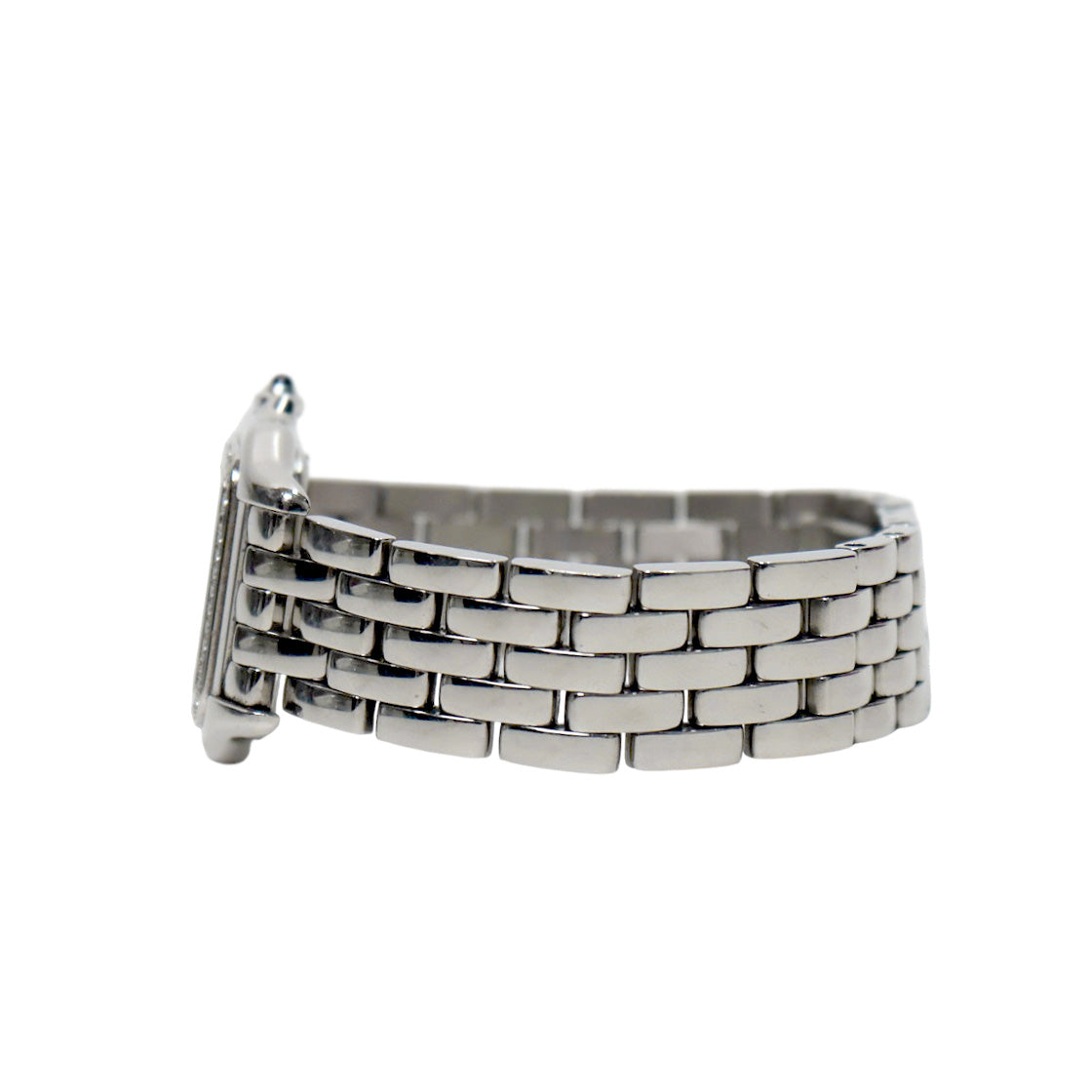 Cartier 27mm Steel Diamond "Panda" Quartz Watch