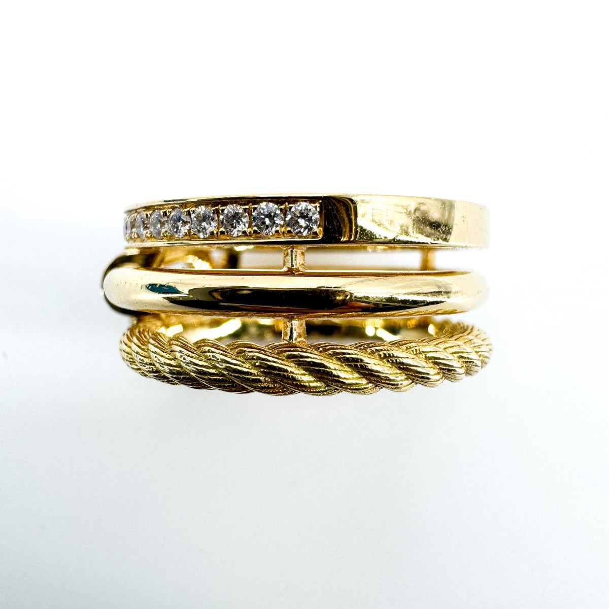Fred Force 10 Rise Ring 18K Yellow Gold