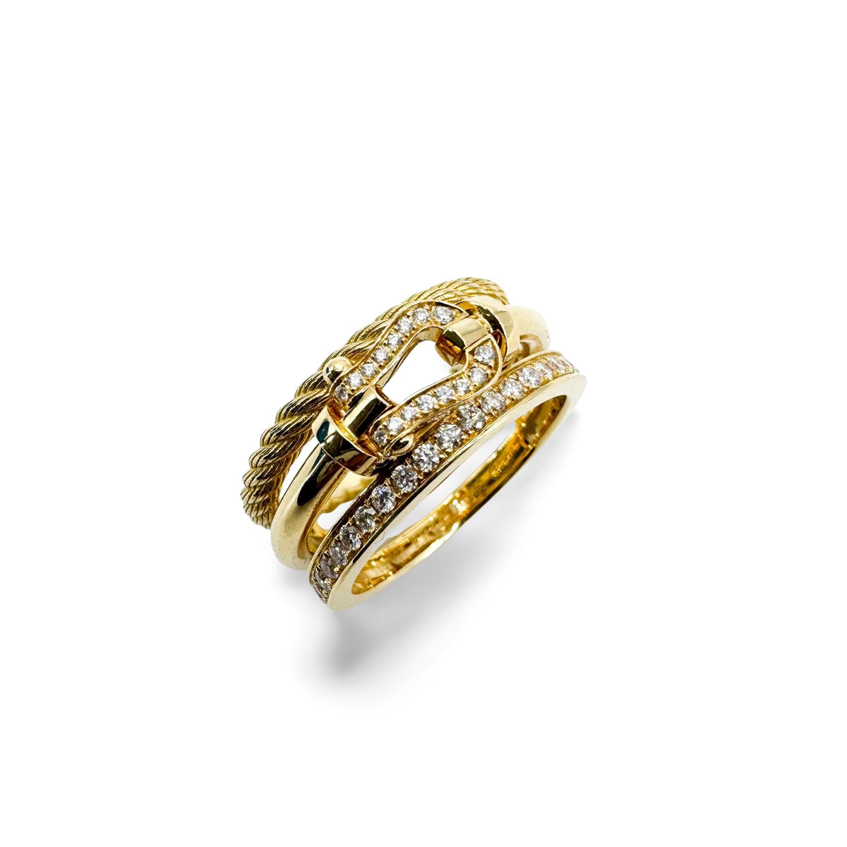 Fred Force 10 Rise Ring 18K Yellow Gold