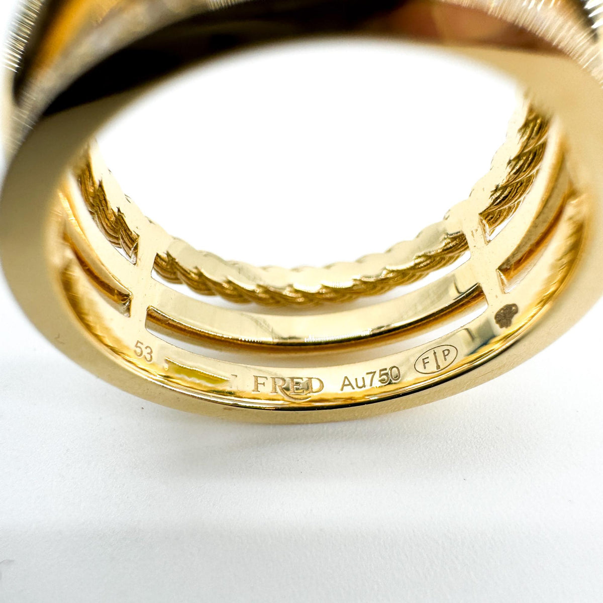 Fred Force 10 Rise Ring 18K Yellow Gold