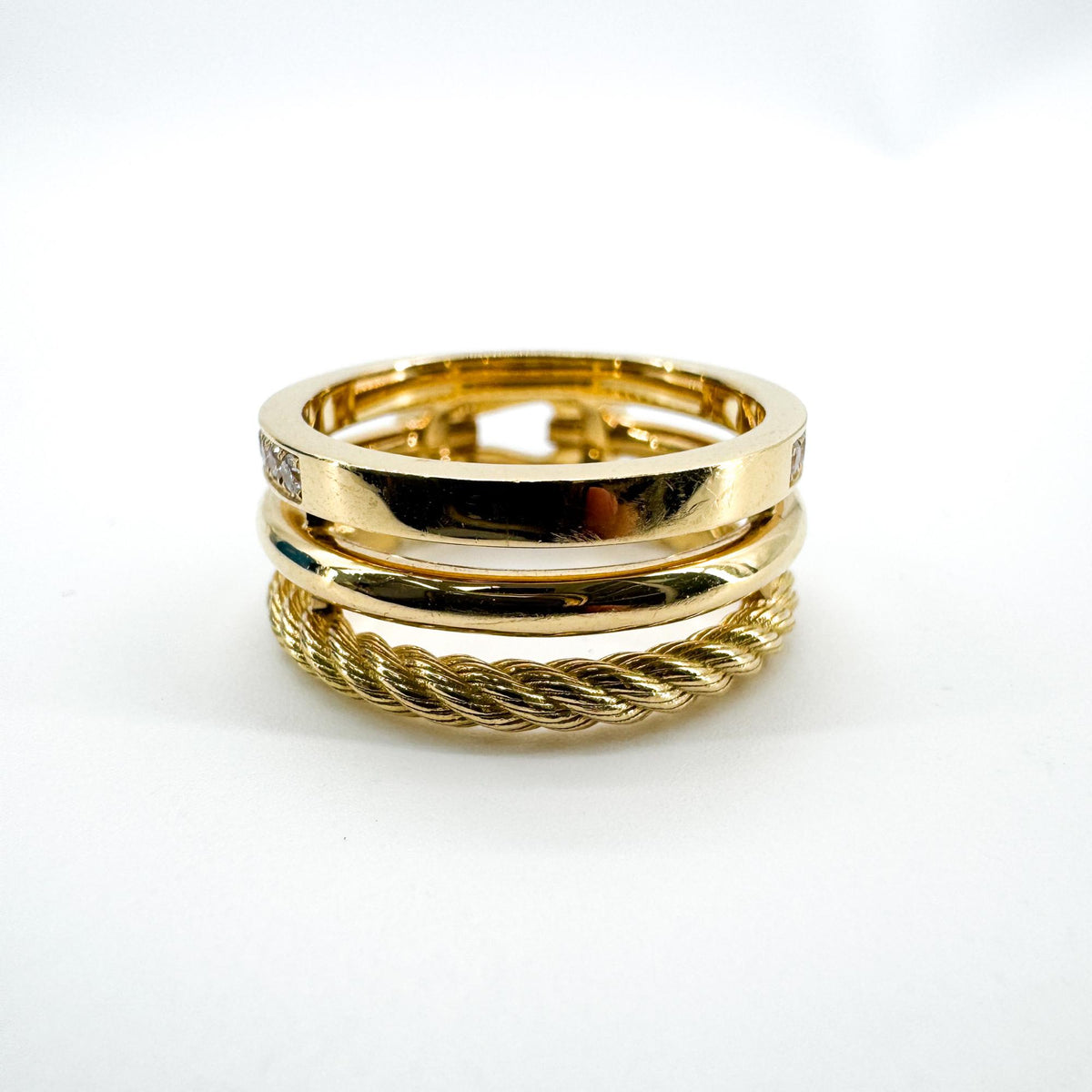 Fred Force 10 Rise Ring 18K Yellow Gold