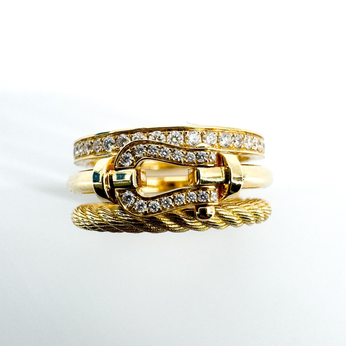 Fred Force 10 Rise Ring 18K Yellow Gold